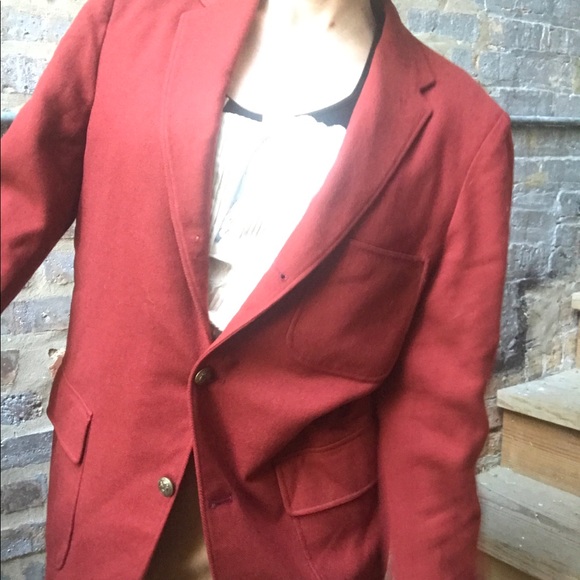 Vintage 1970s wool blazer with gold buttons - Picture 2 of 9